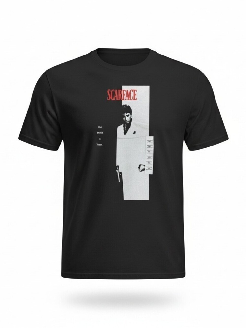 Scarface Graphic Black Men's T-Shirt, Size XXL, New